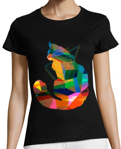 Camiseta mujer gato del cubismo - latostadora.com - Modalova