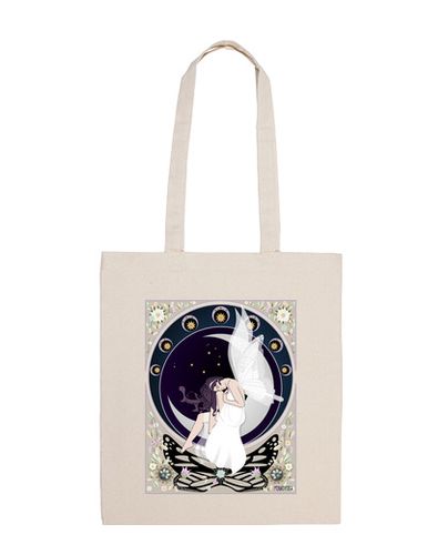 Bolsa De Tela Bandolera Hada art nouveau laTostadora - latostadora.com - Modalova