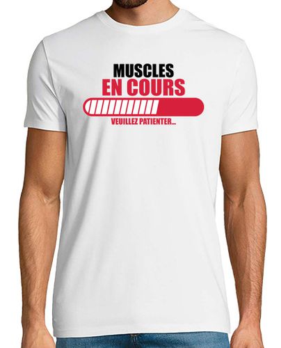 Camiseta músculos en progreso por favor espere - latostadora.com - Modalova
