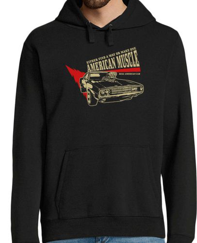 Sudadera Con Capucha Para Hombre American Muscle Car 2 laTostadora - latostadora.com - Modalova