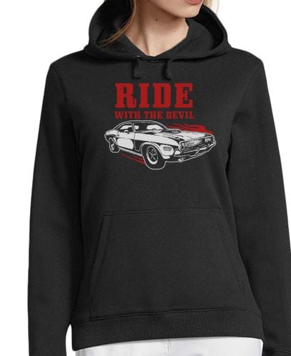 Sudadera Con Capucha Para Mujer Ride with the Devil laTostadora - latostadora.com - Modalova