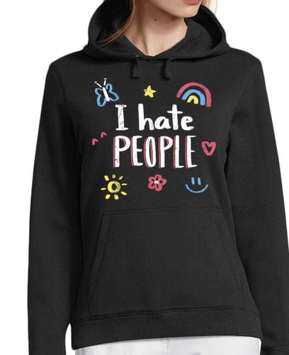 Sudadera Con Capucha Para Mujer I hate people laTostadora - latostadora.com - Modalova