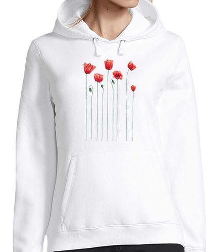 Sudadera Con Capucha Para Mujer Tiempo de amapolas laTostadora - latostadora.com - Modalova