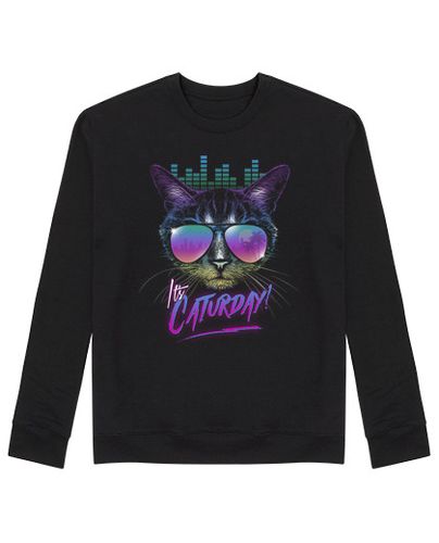 Sudadera Sin Capucha Unisex Caturday! laTostadora - latostadora.com - Modalova