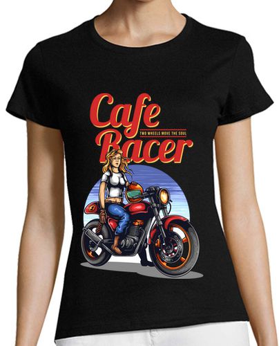 Camiseta mujer Cafe Racer - latostadora.com - Modalova