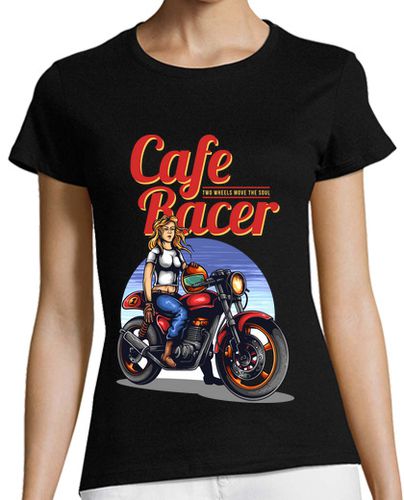 Camiseta Mujer Manga Corta Cafe Racer laTostadora - latostadora.com - Modalova