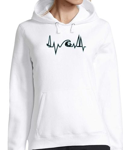 Sudadera Con Capucha Para Mujer Sea Heartbeat laTostadora - latostadora.com - Modalova