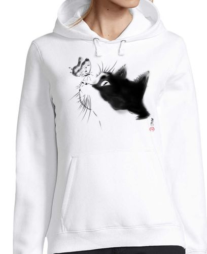 Sudadera Con Capucha Para Mujer Curious Cat laTostadora - latostadora.com - Modalova