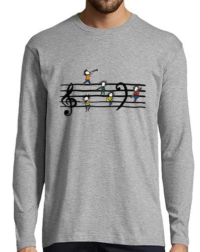 Camiseta Hombre Manga Larga Wind quintet laTostadora - latostadora.com - Modalova