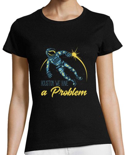 Camiseta mujer Houston we have a Problem - latostadora.com - Modalova