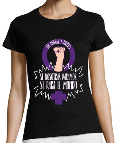 Camiseta Mujer Manga Corta Juntas y Fuertes laTostadora - latostadora.com - Modalova