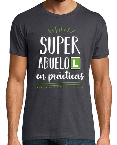 Camiseta Hombre Manga Corta Abuelo en prácticas laTostadora - latostadora.com - Modalova