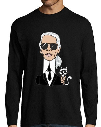 Camiseta Hombre Manga Larga Karl Lagerfeld. laTostadora - latostadora.com - Modalova