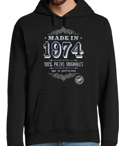 Sudadera Con Capucha Para Hombre Made in 1974 laTostadora - latostadora.com - Modalova