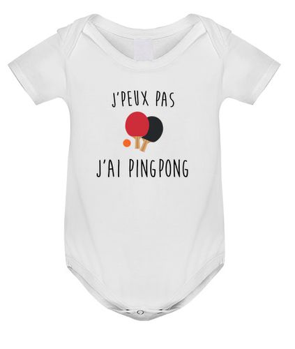 Body bebé No puedo tener ping pong - latostadora.com - Modalova