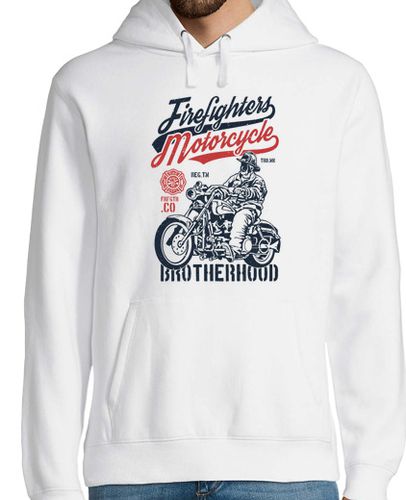 Sudadera Con Capucha Para Hombre Firefighters Motorcycle laTostadora - latostadora.com - Modalova