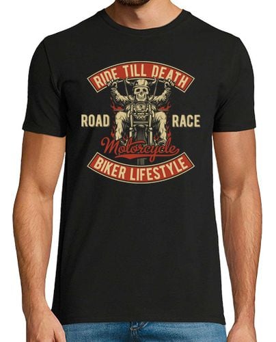 Camiseta Hombre Manga Corta Ride Till Death laTostadora - latostadora.com - Modalova