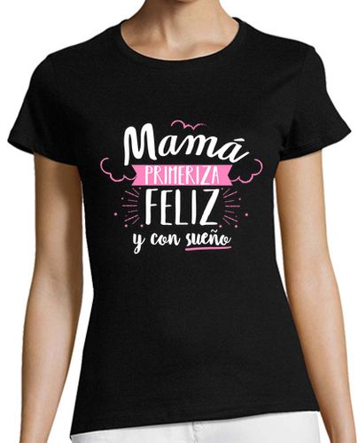 Camiseta Mujer Manga Corta Mamá primeriza laTostadora - latostadora.com - Modalova