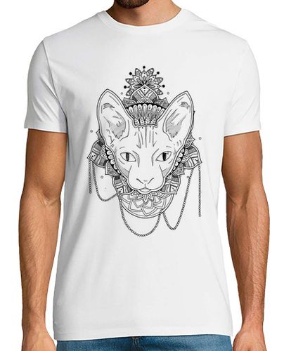 Camiseta Gato Mandala, camiseta hombre - latostadora.com - Modalova