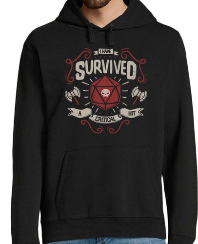 Sudadera Con Capucha Para Hombre Critical hit survivor laTostadora - latostadora.com - Modalova