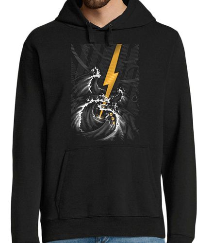 Sudadera Con Capucha Para Hombre tormenta de guitarra eléctrica laTostadora - latostadora.com - Modalova