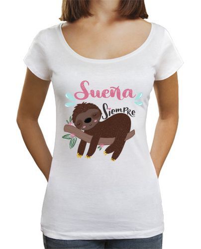 Camiseta mujer Camiseta Perezoso - Sueña Siempre - latostadora.com - Modalova