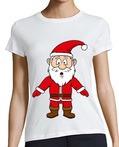 Camiseta Mujer Manga Corta Santa Claus laTostadora - latostadora.com - Modalova