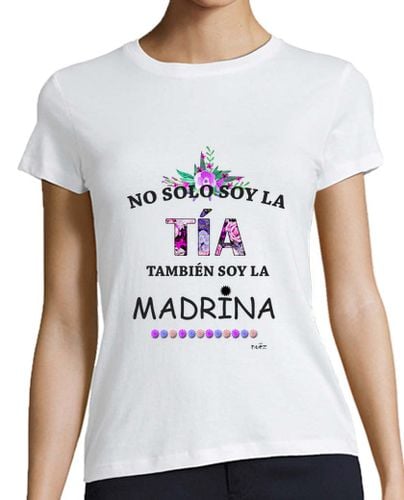 Camiseta Mujer Manga Corta Tia y Madrina negro laTostadora - latostadora.com - Modalova