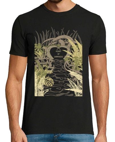 Camiseta Hombre Manga Corta Libros clásicos, El corazón de las tinieblas laTostadora - latostadora.com - Modalova