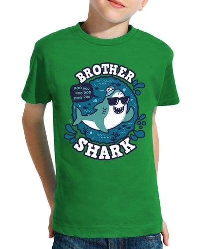 Camiseta Niño Manga Corta Brother Shark trazo laTostadora - latostadora.com - Modalova