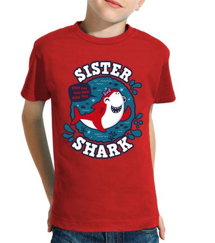 Camiseta niños Sister Shark trazo - latostadora.com - Modalova