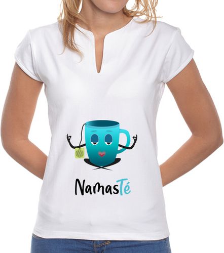 Camiseta mujer Namasté - latostadora.com - Modalova