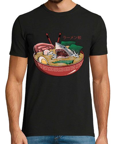 Camiseta ramen tiburón camisa para hombre - latostadora.com - Modalova