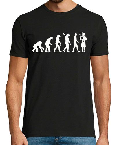 Camiseta Hombre Manga Corta evolución de la gaita laTostadora - latostadora.com - Modalova