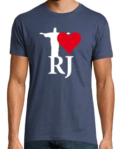 Camiseta Hombre Manga Corta Eu Amo Rio de Janeiro laTostadora - latostadora.com - Modalova