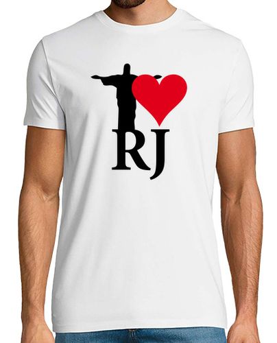 Camiseta Hombre Manga Corta I Love Rio de Janeiro laTostadora - latostadora.com - Modalova