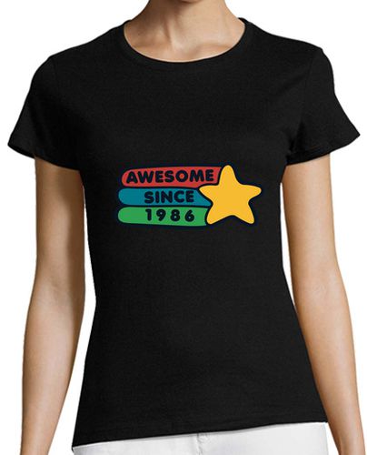 Camiseta mujer impresionante desde 1986 - latostadora.com - Modalova
