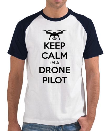 Camiseta Camiseta para Pilotos de drone: Keep Calm I'm a Drone Pilot - latostadora.com - Modalova