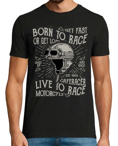 Camiseta Hombre Manga Corta Born To Race laTostadora - latostadora.com - Modalova