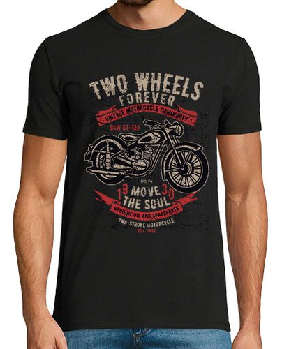 Camiseta Two Wheels Forever 2 - latostadora.com - Modalova