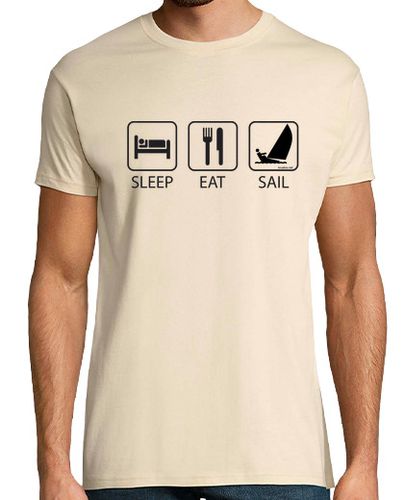 Camiseta Sleep Eat and Sail - latostadora.com - Modalova