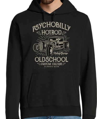 Sudadera Con Capucha Para Hombre Psychobilly Hot Rod laTostadora - latostadora.com - Modalova