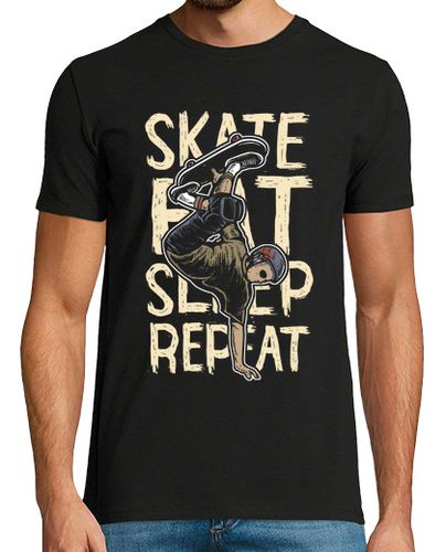 Camiseta Skate Eat Sleep Repeat - latostadora.com - Modalova