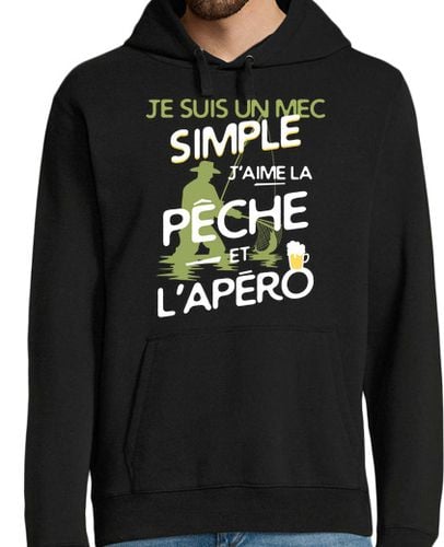 Sudadera Con Capucha Para Hombre pesca - un chico sencillo laTostadora - latostadora.com - Modalova