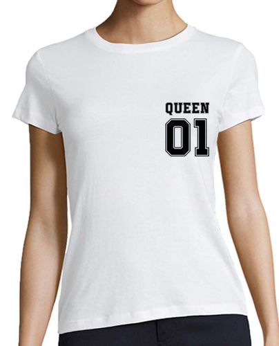 Camiseta mujer reina 01 (corazón y espalda) - latostadora.com - Modalova