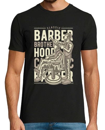 Camiseta Hombre Manga Corta Barber Brotherhood laTostadora - latostadora.com - Modalova