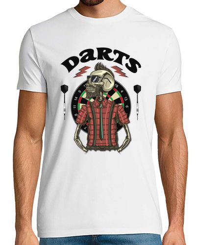 Camiseta Camiseta Hipster Skull Dardos Diana Juegos - latostadora.com - Modalova