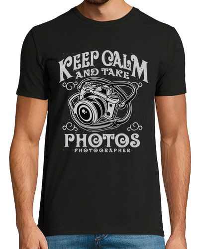 Camiseta Keep Calm And Take Photos - latostadora.com - Modalova