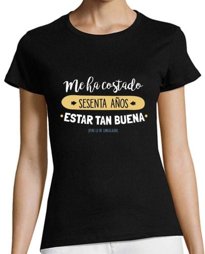 Camiseta Mujer Manga Corta Sesenta Años Para Estar Tan Buena, 1964 laTostadora - latostadora.com - Modalova