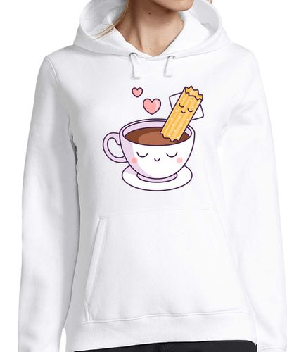 Sudadera Con Capucha Para Mujer Chocolate y Churro laTostadora - latostadora.com - Modalova